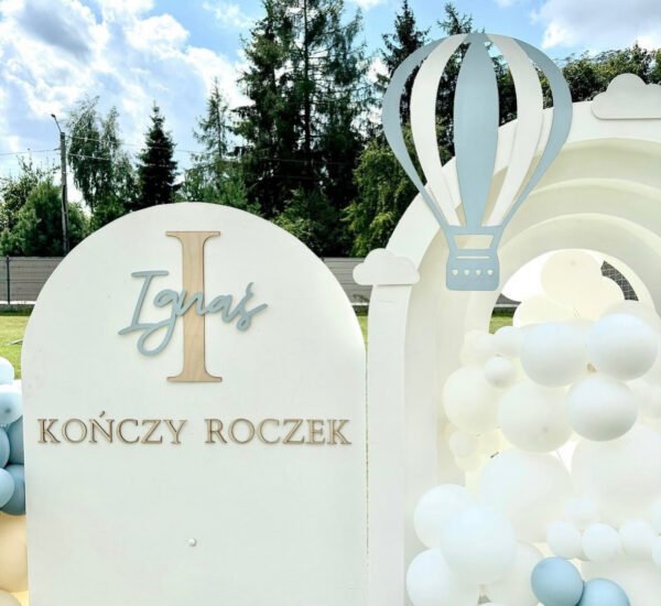 Napis dekoracyjny "Roczek + Imię"