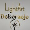 logo plexi na ścianę