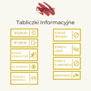 Tabliczki Informacyjne Katalog produktu Seria Linea