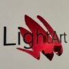 logo z plexi na ścianę