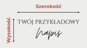 Kalkulator napisy plexi