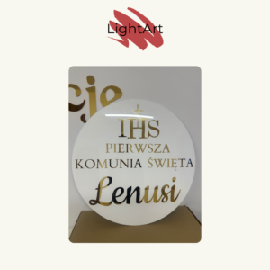Tablica Powitalna - Pierwsza Komunia Święta + Imię