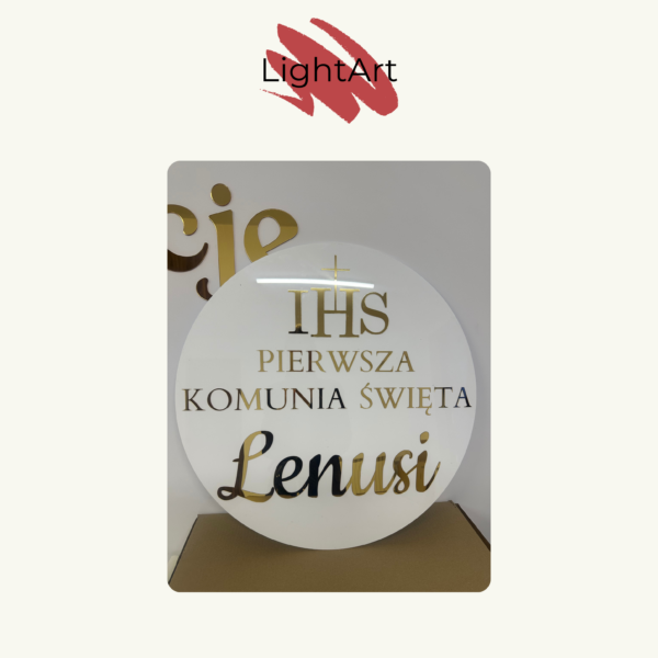 Tablica Powitalna - Pierwsza Komunia Święta + Imię
