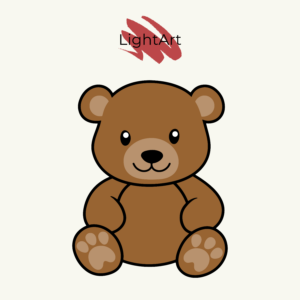 Drewniany Miś Teddy Bear