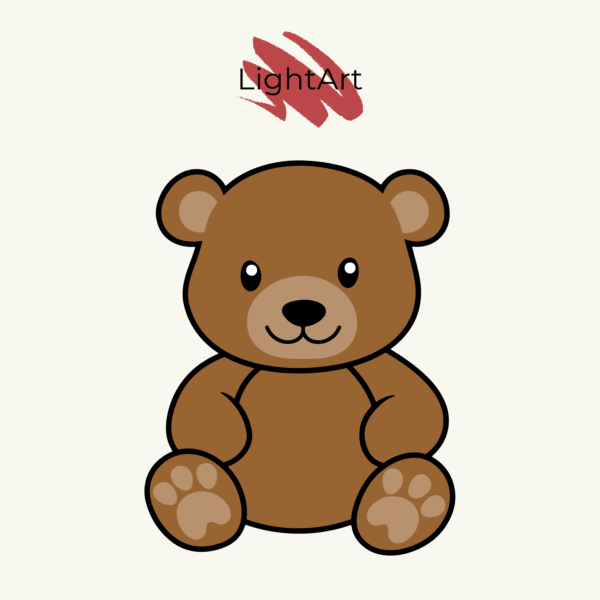 Drewniany Miś Teddy Bear