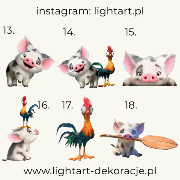 Figurki Vaiana Figurki Vaiana