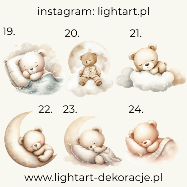 Figurki wielkoformatowe misie