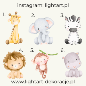 Figurki Motyw Safari