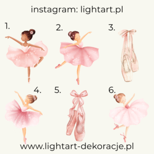Figurki Motyw Baletnica