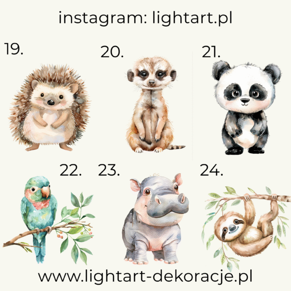 Figurki Motyw Safari