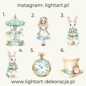 Alicja w krainie czarów figurki