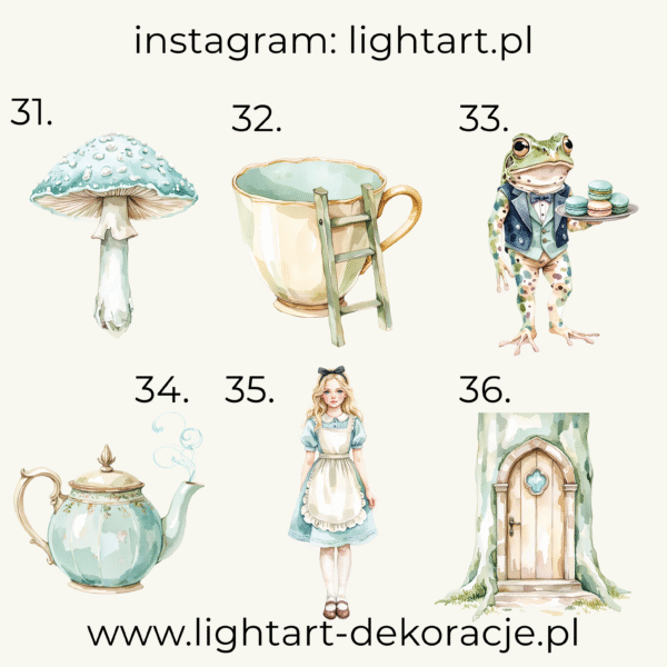 Alicja w krainie czarów figurki