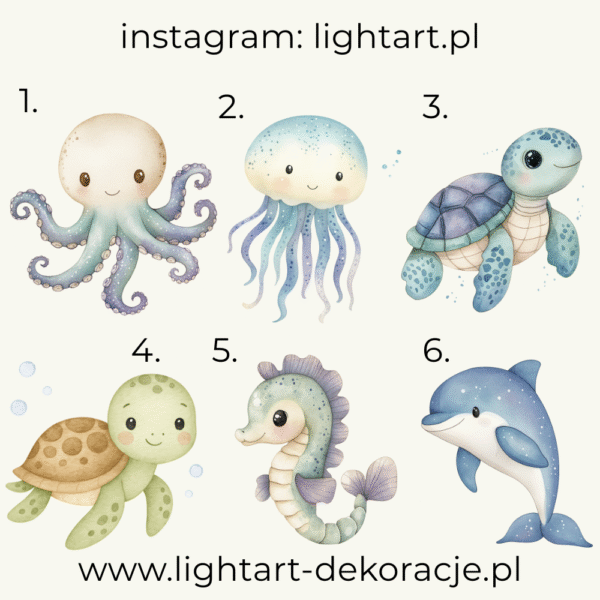 Figurki Zwierzęta Morskie