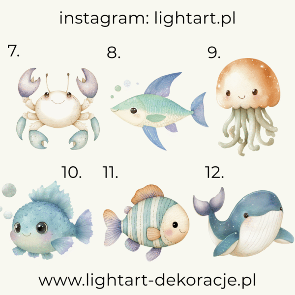 Figurki Zwierzęta Morskie