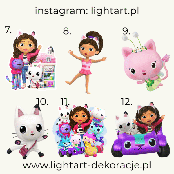 Figurki Koci Domek Gabi