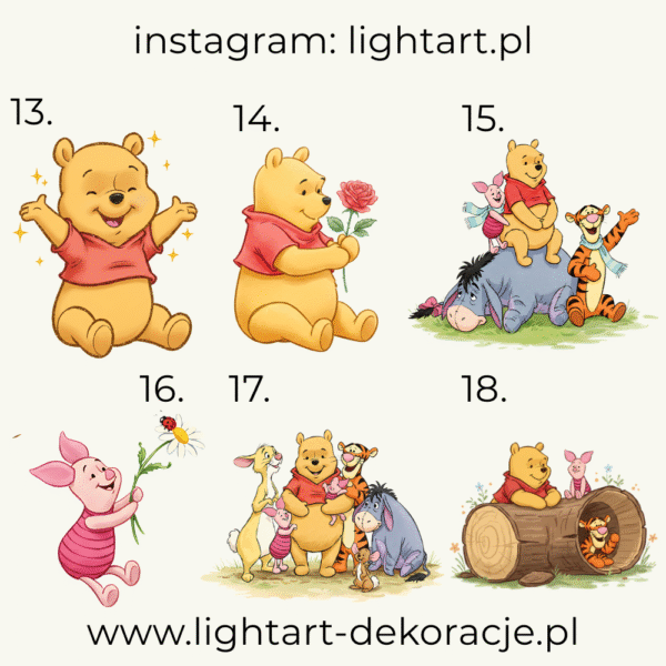 Figurki Kubuś Puchatek