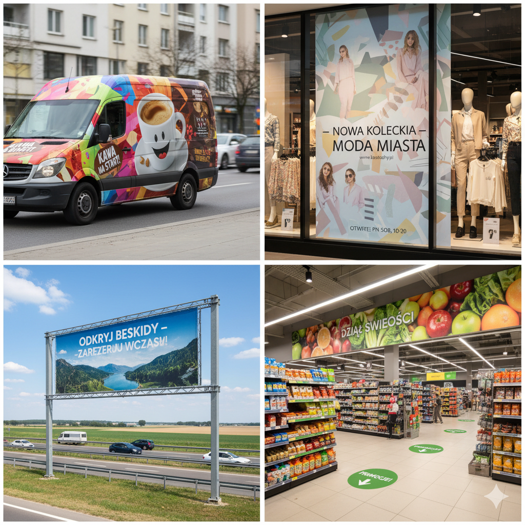 Druk Wielkoformatowy Zastosowanie