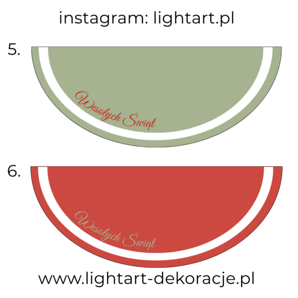Dywan pod ścianki balonowe - Boże Narodzenie