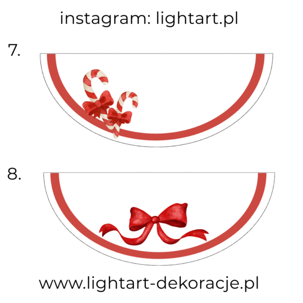 Dywan pod ścianki balonowe - Boże Narodzenie