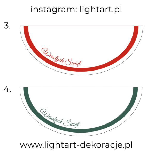 Dywan pod ścianki balonowe - Boże Narodzenie