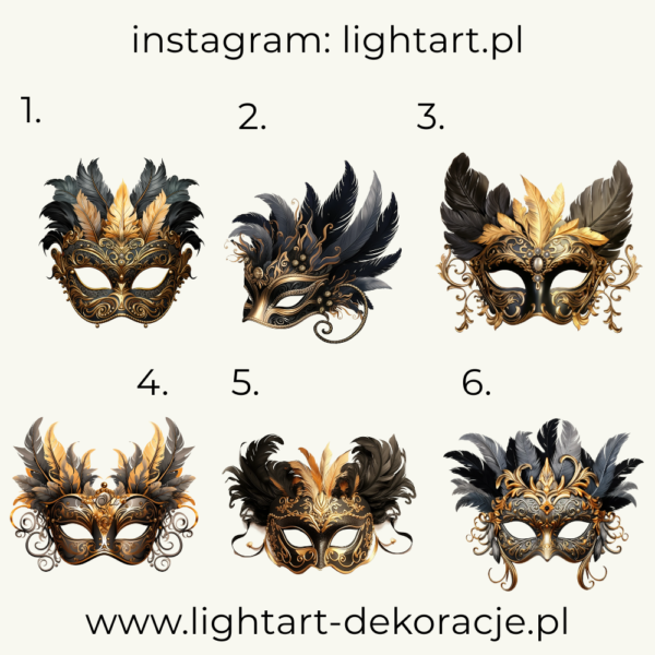 Figurki Maska Karnawał Figurki Maska Karnawał