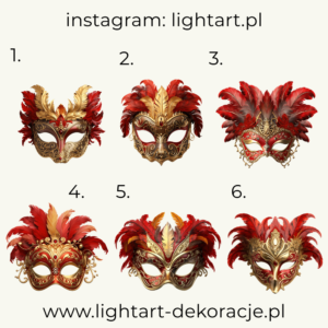 Figurki Maska Karnawał