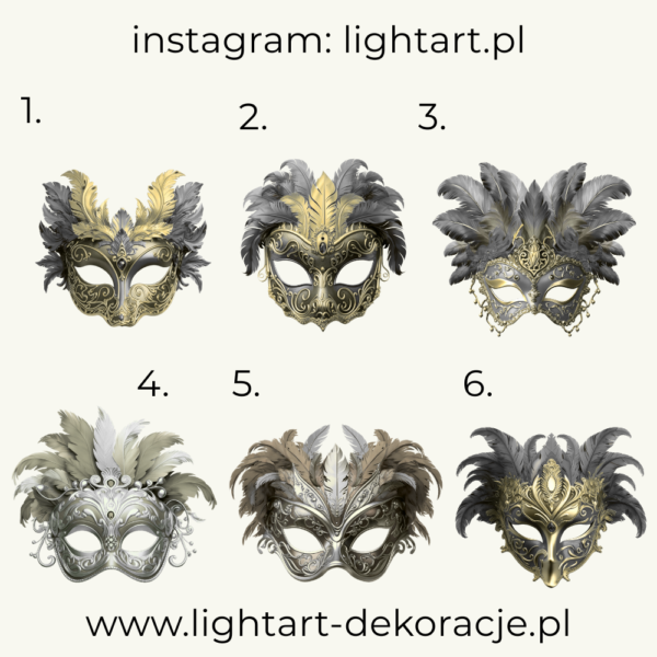 Figurki Maska Karnawał