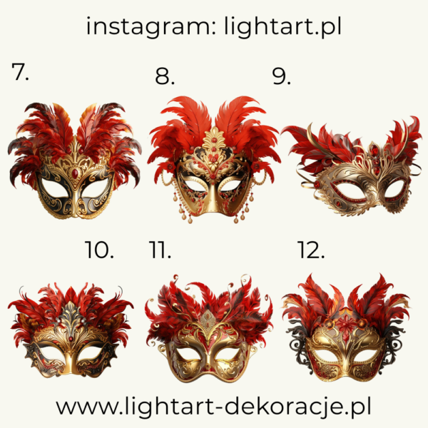 Figurki Maska Karnawał