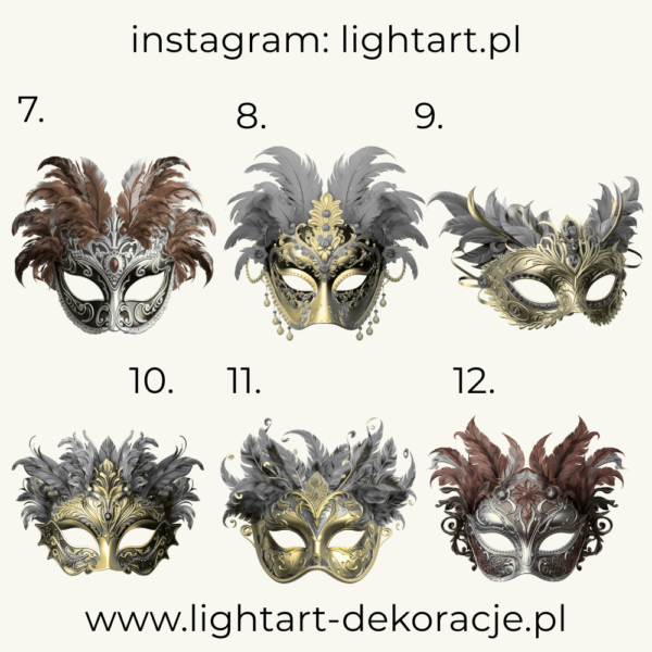 Figurki Maska Karnawał