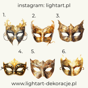 Figurki Maska Karnawał