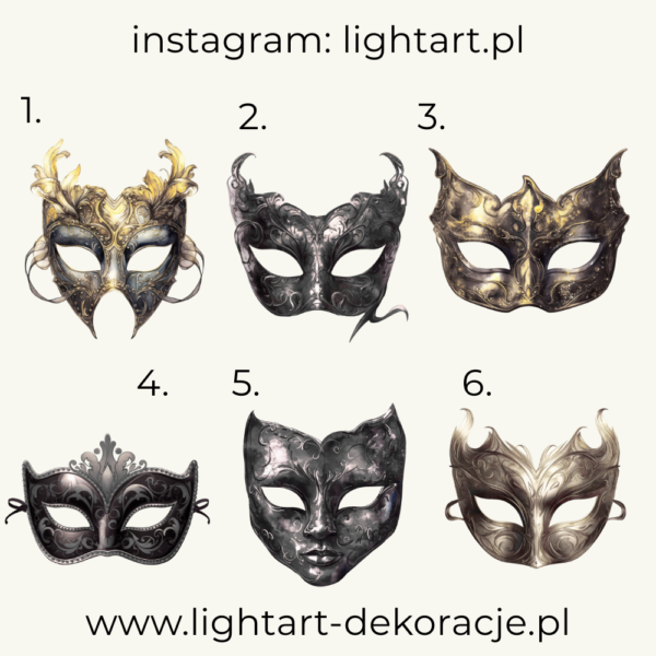 Figurki Maska Karnawał