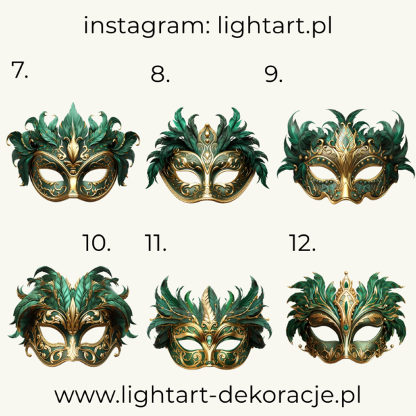 Figurki Maska Karnawał