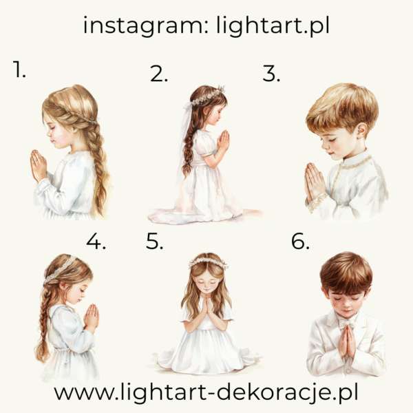 Figurki Komunia Święta