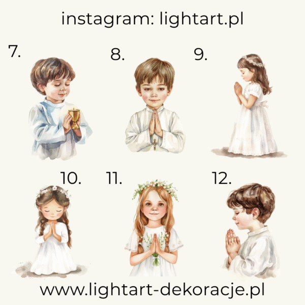 Figurki Komunia Święta