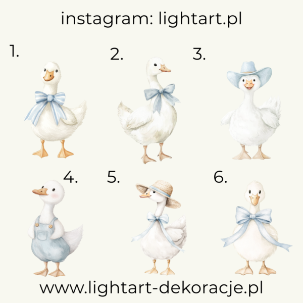 Figurki Gęś Niebieska