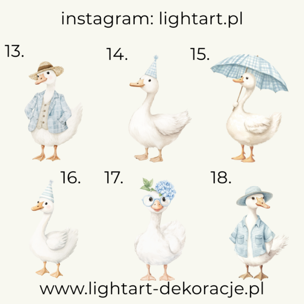 Figurki Gęś Niebieska