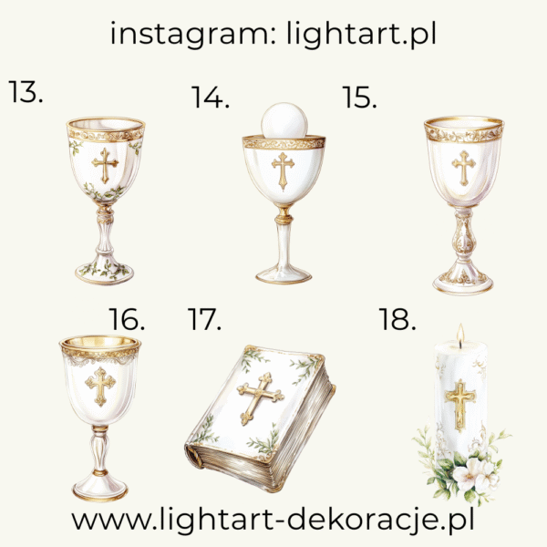 Figurki Komunia Święta