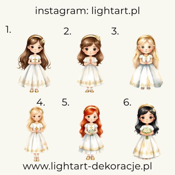 Figurki Komunia Święta