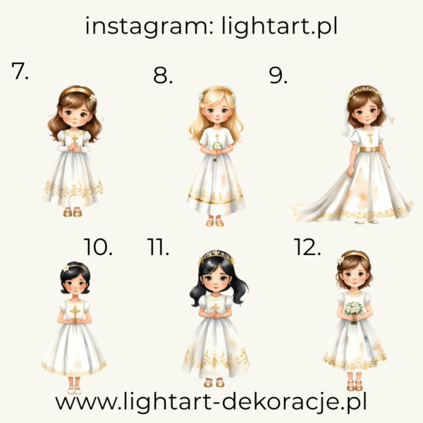 Figurki Komunia Święta