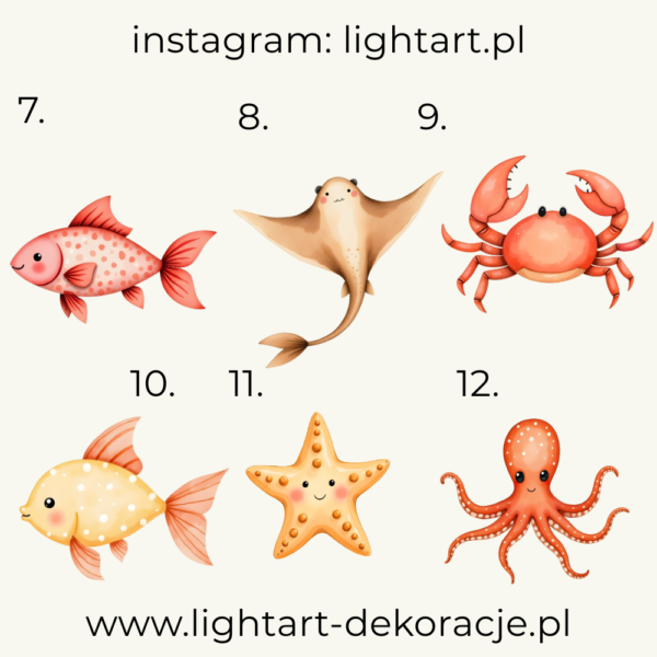 Figurki Zwierzęta Morskie