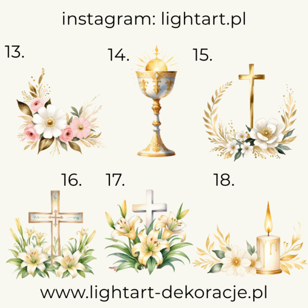 Figurki Komunia Święta