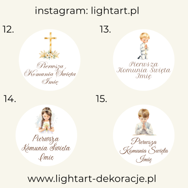 Tablica Koło – Pierwsza Komunia Święta
