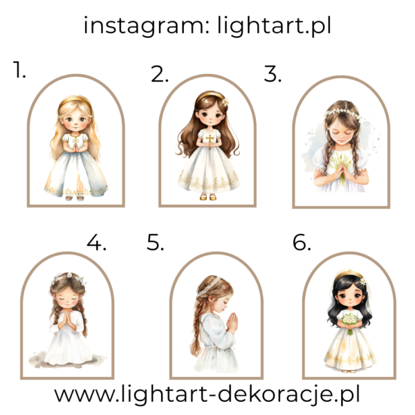 Tablica Łuk – Pierwsza Komunia Święta Tablica Łuk – Pierwsza Komunia Święta