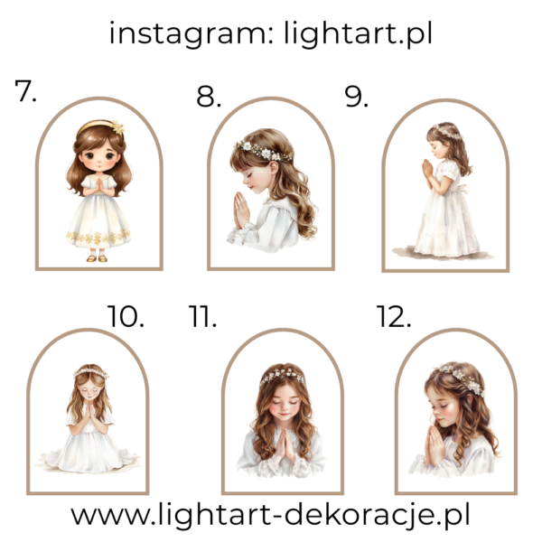 Tablica Łuk – Pierwsza Komunia Święta Tablica Łuk – Pierwsza Komunia Święta