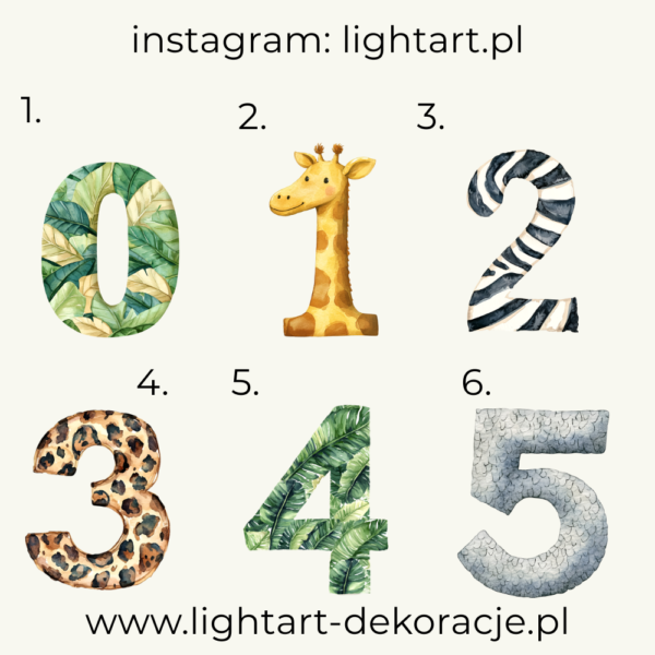 Figurki Motyw Safari Figurki Motyw Safari