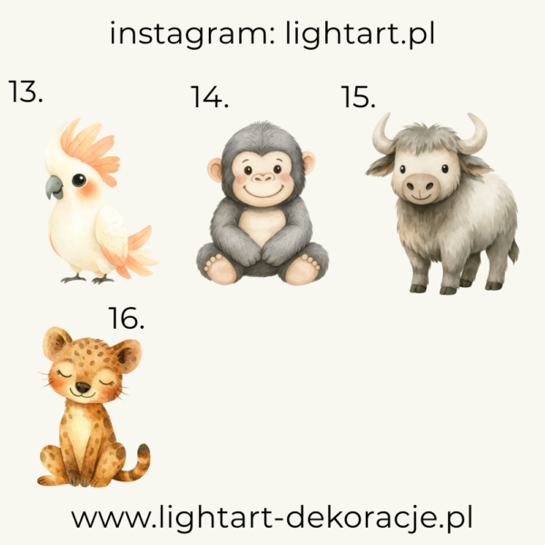 Figurki Motyw Safari Figurki Motyw Safari