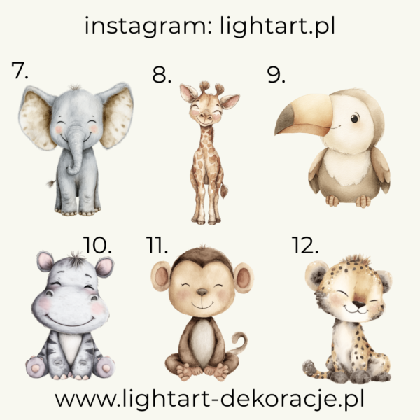 Figurki Motyw Safari Figurki Motyw Safari