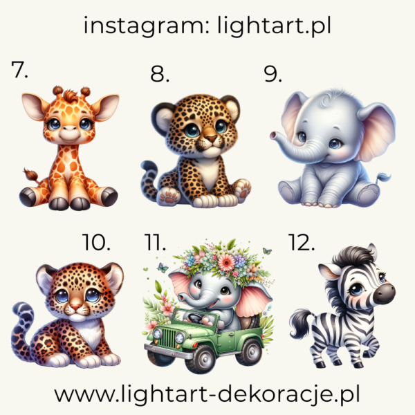 Figurki Motyw Safari Figurki Motyw Safari