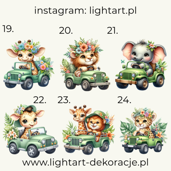 Figurki Motyw Safari Figurki Motyw Safari