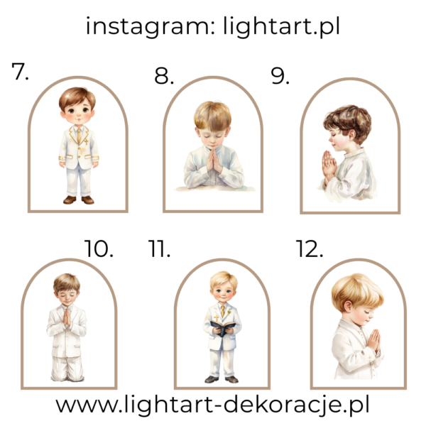 Tablica Łuk – Pierwsza Komunia Święta 2 Tablica Łuk – Pierwsza Komunia Święta 2